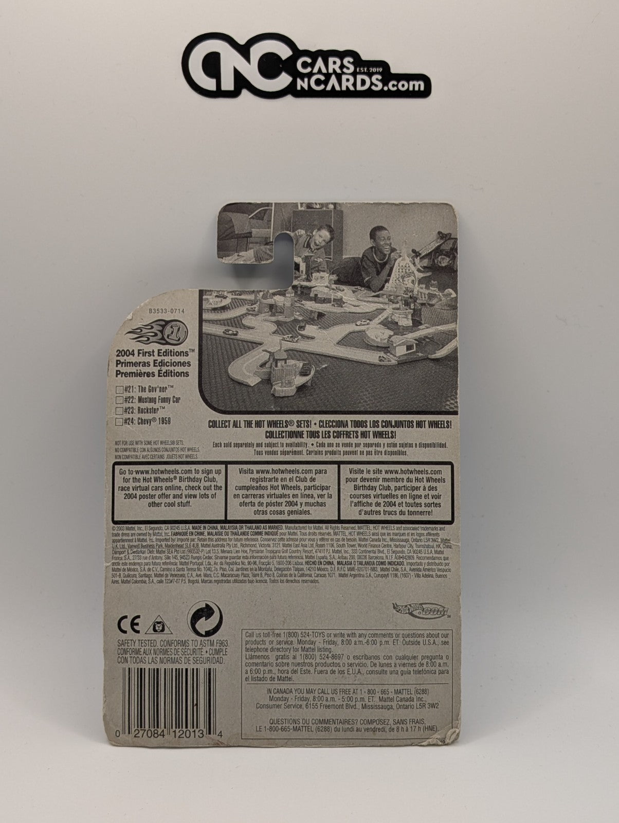 2004 Hot Wheels First Editions 23/100 Rockster (Damaged Card)