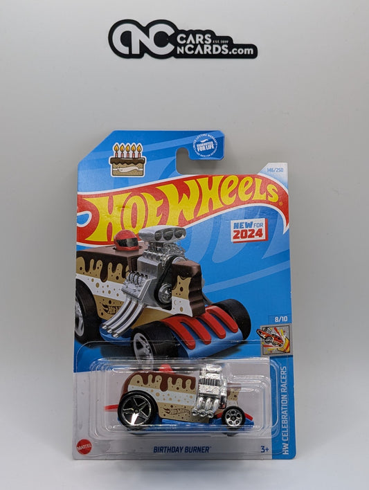 2024 Hot Wheels Birthday Burner 146/250 (Soft Corners)