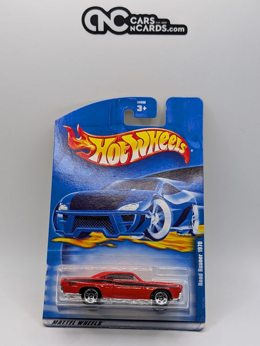 2001 Hot Wheels Plymouth Road Runner 1970 Red (Soft Corners)