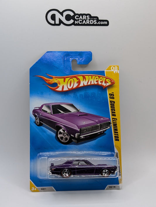 2009 Hot Wheels New Models 8/42 '69 Cougar Eliminator Purple (Soft Corners)