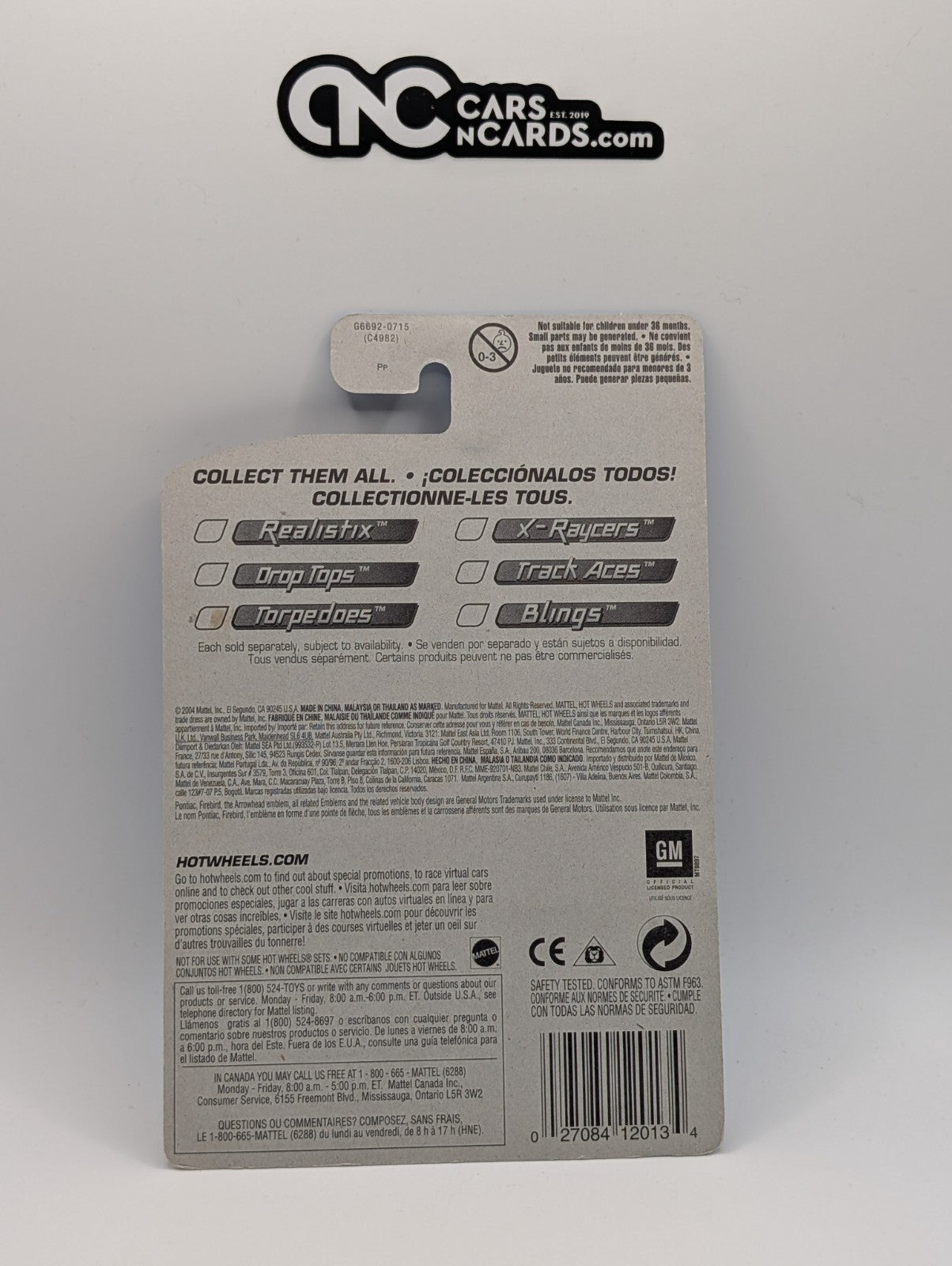 2005 Hot Wheels Realistix 5/20 1969 Pontiac Firebird T/A (Soft Corners)