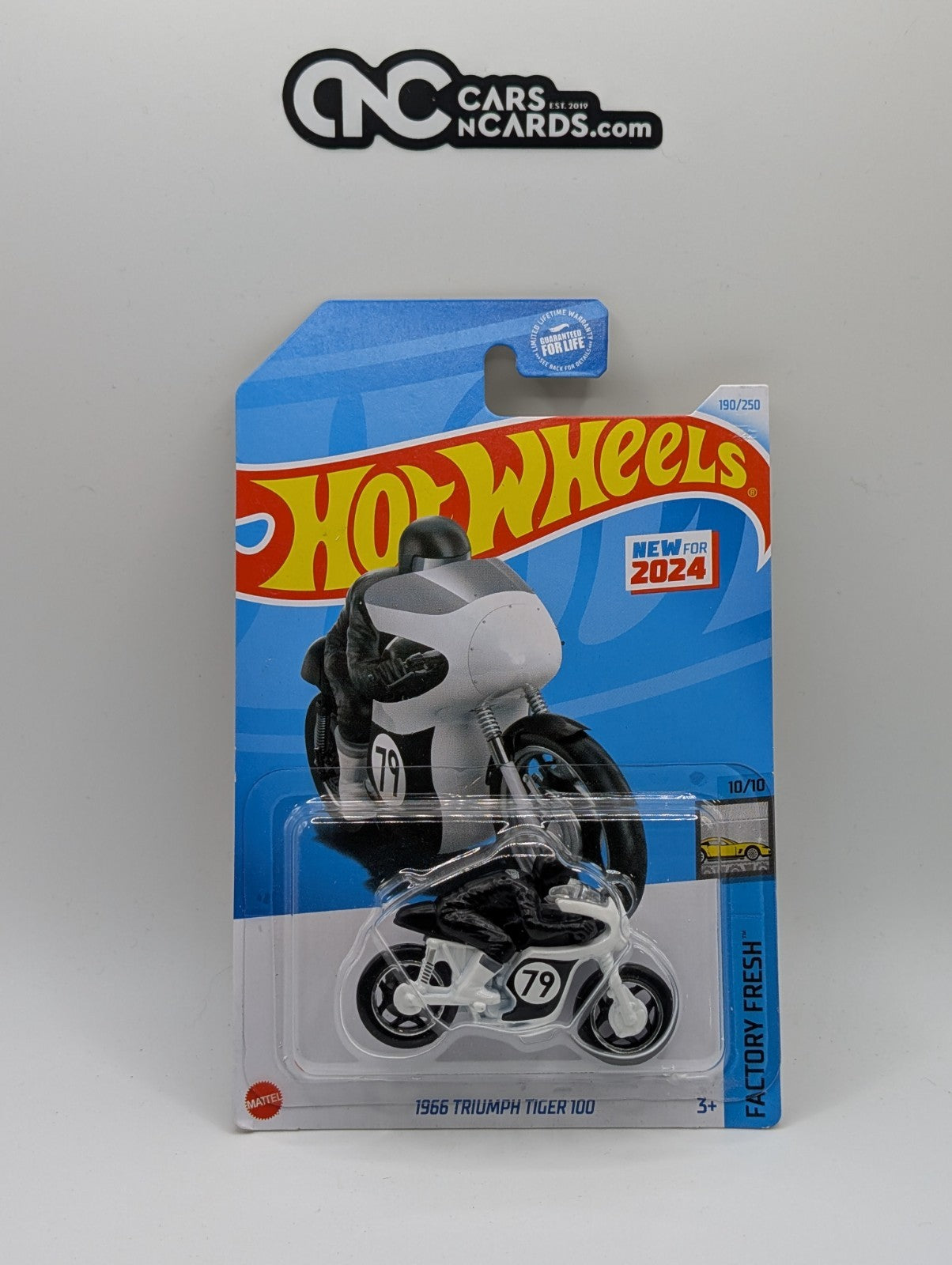 2024 Hot Wheels Factory Fresh 10/10 1966 Triumph Tiger 100 (Soft Corners)