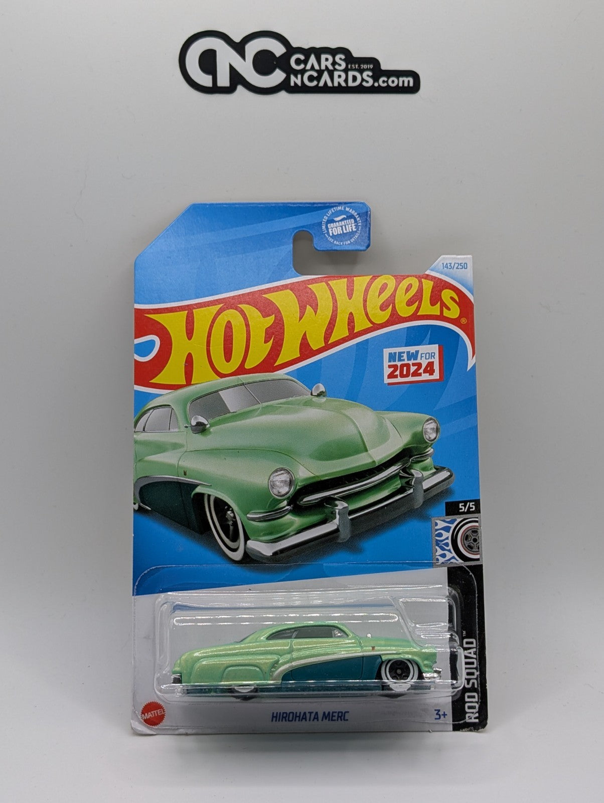 2024 Hot Wheels Rod Squad 5/5 Hirohata Merc 143/250 (Soft Corners)