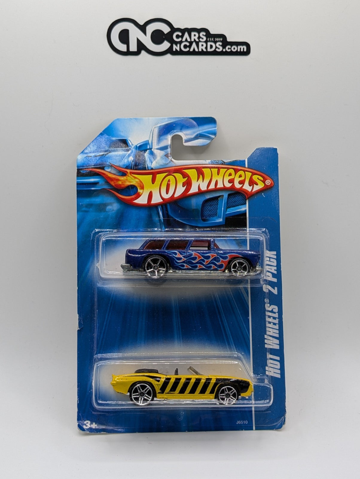 2007 Hot Wheels 2 Pack Chevy Nomad & 69 Camaro (Card Damage)