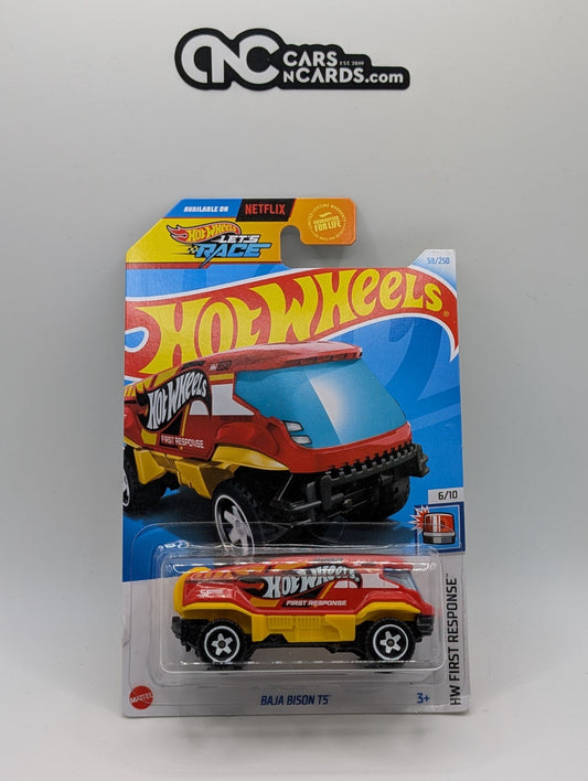 2024 Hot Wheels HW First Response 6/10 Baja Bison T5 58/250 (Soft Corners)