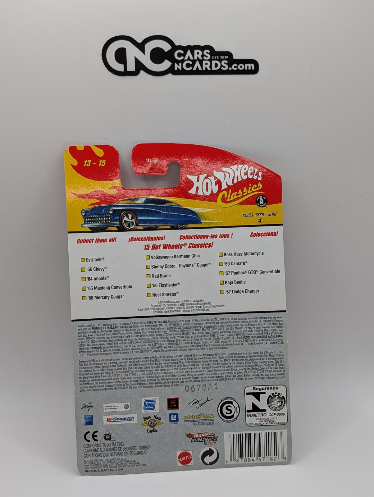 Hot Wheels Classics Series 4 13/15 '67 Pontiac GTO Convertible (Soft Corners)