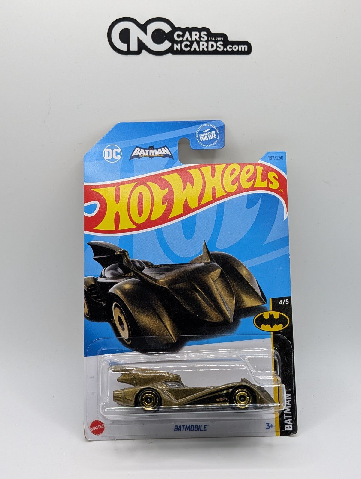 Hot Wheels Batman 4/5 Batmobile 137/250 (Soft Corners)
