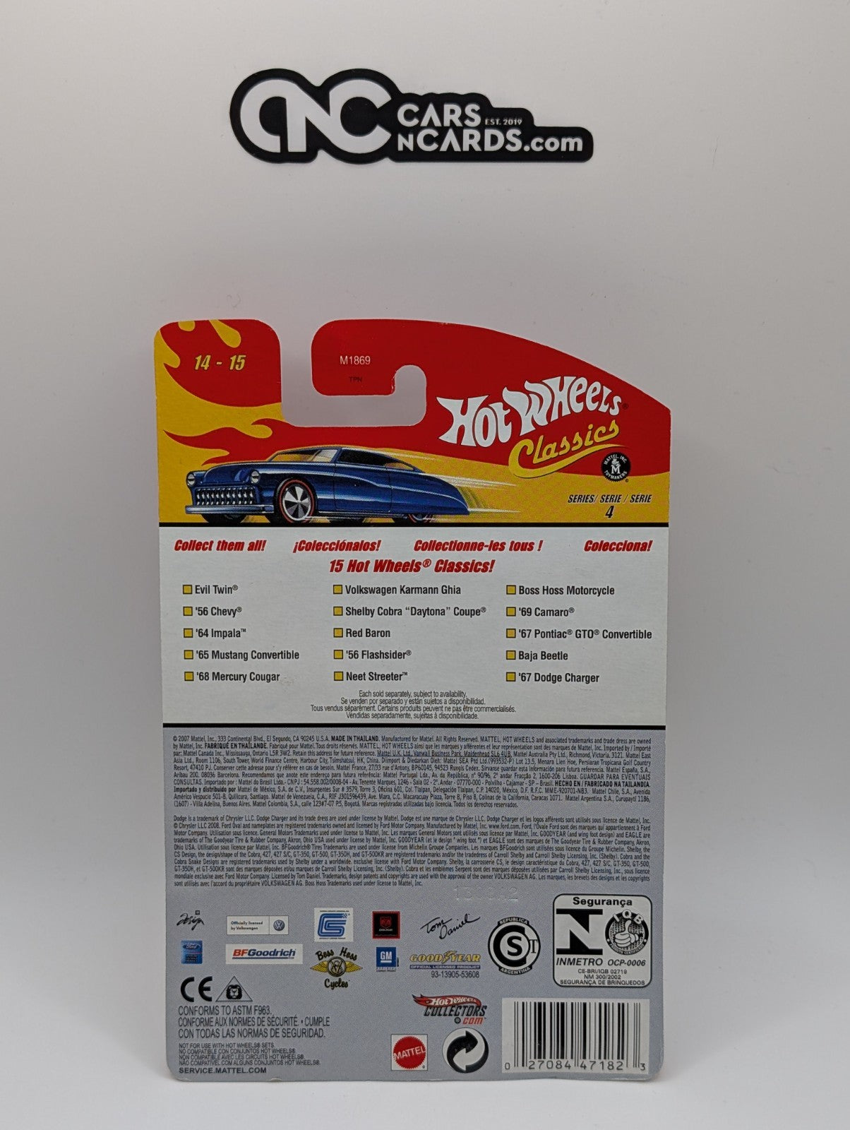 Hot Wheels Classics Series 4 14/15 '56 Chevy Silver (Soft Corners)