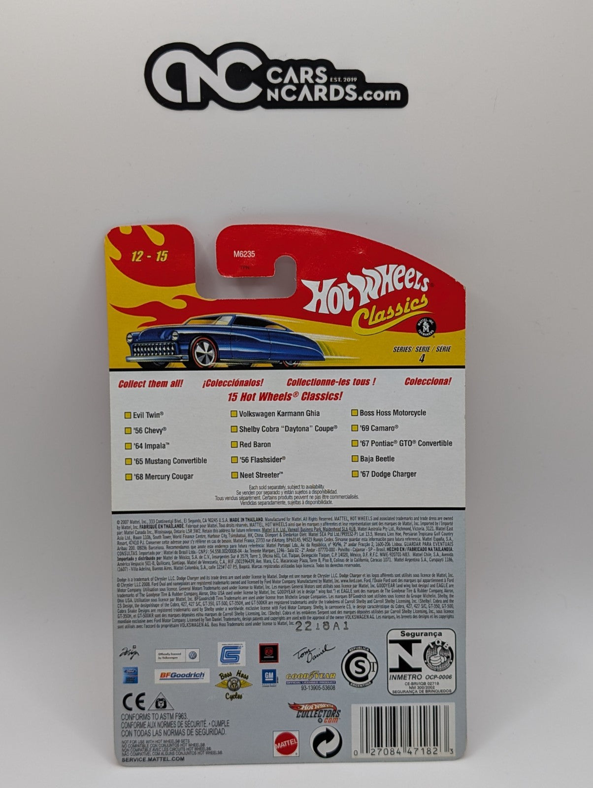 Hot Wheels Classics Series 4 12/15 Neet Streeter Orange (Soft Corners)