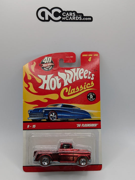 Hot Wheels Classics Series 4 9/15 '56 Flashsider Red (Soft Corners)