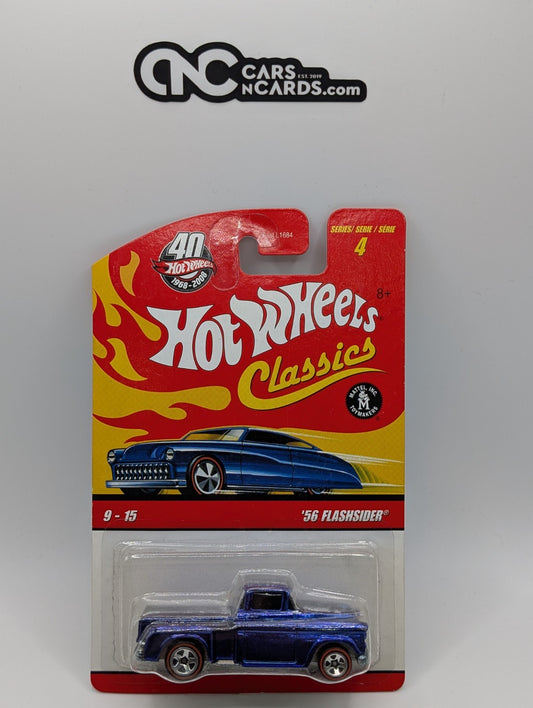 Hot Wheels Classics Series 4 9/15 '56 Flashsider Blue (Soft Corners)