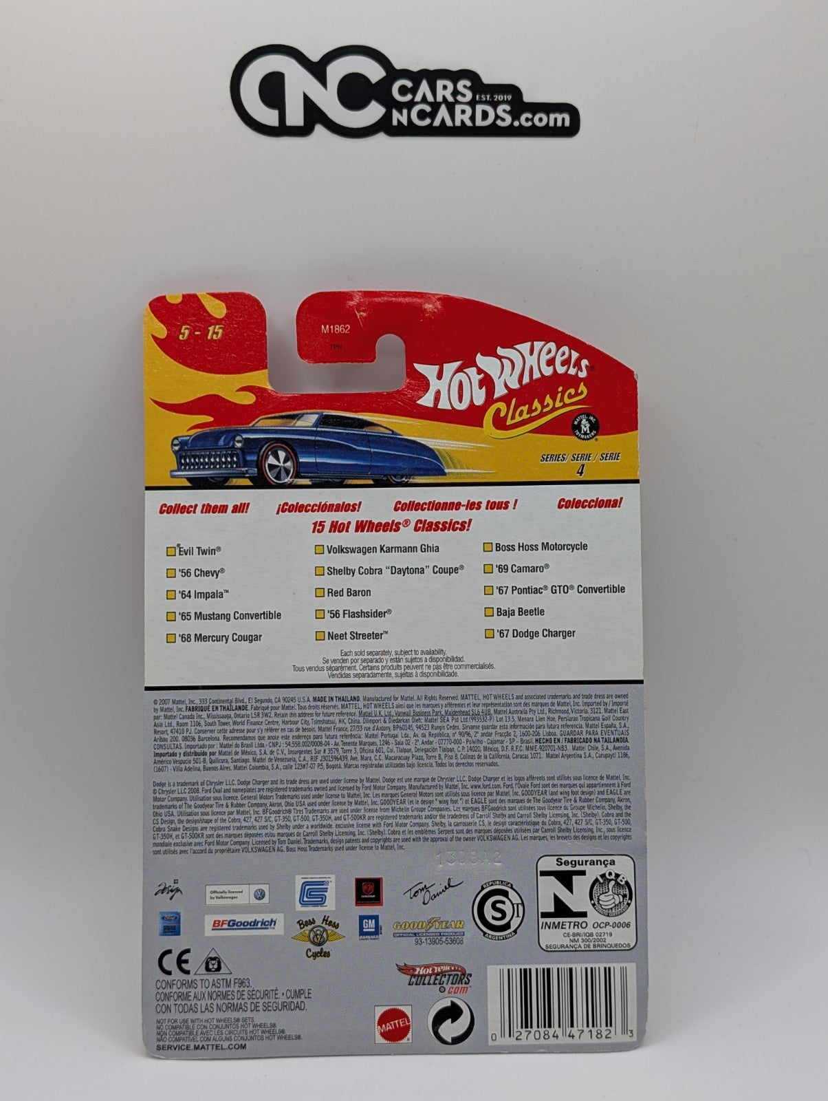 Hot Wheels Classics Series 4 5/15 '68 Mercury Cougar Gold (Soft Corners)