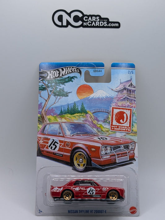 Hot Wheels J-Imports 2/5 Nissan Skyline HT 2000GT-X (Soft Corners)