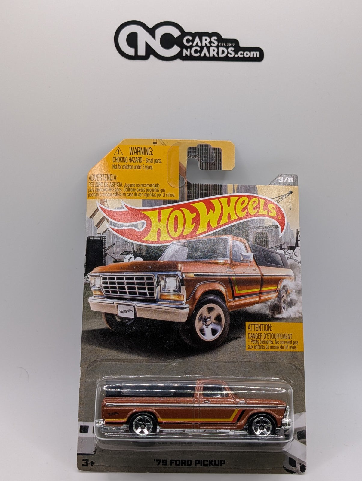 Hot Wheels '78 Ford Pickup 3/8 (Soft Corners)