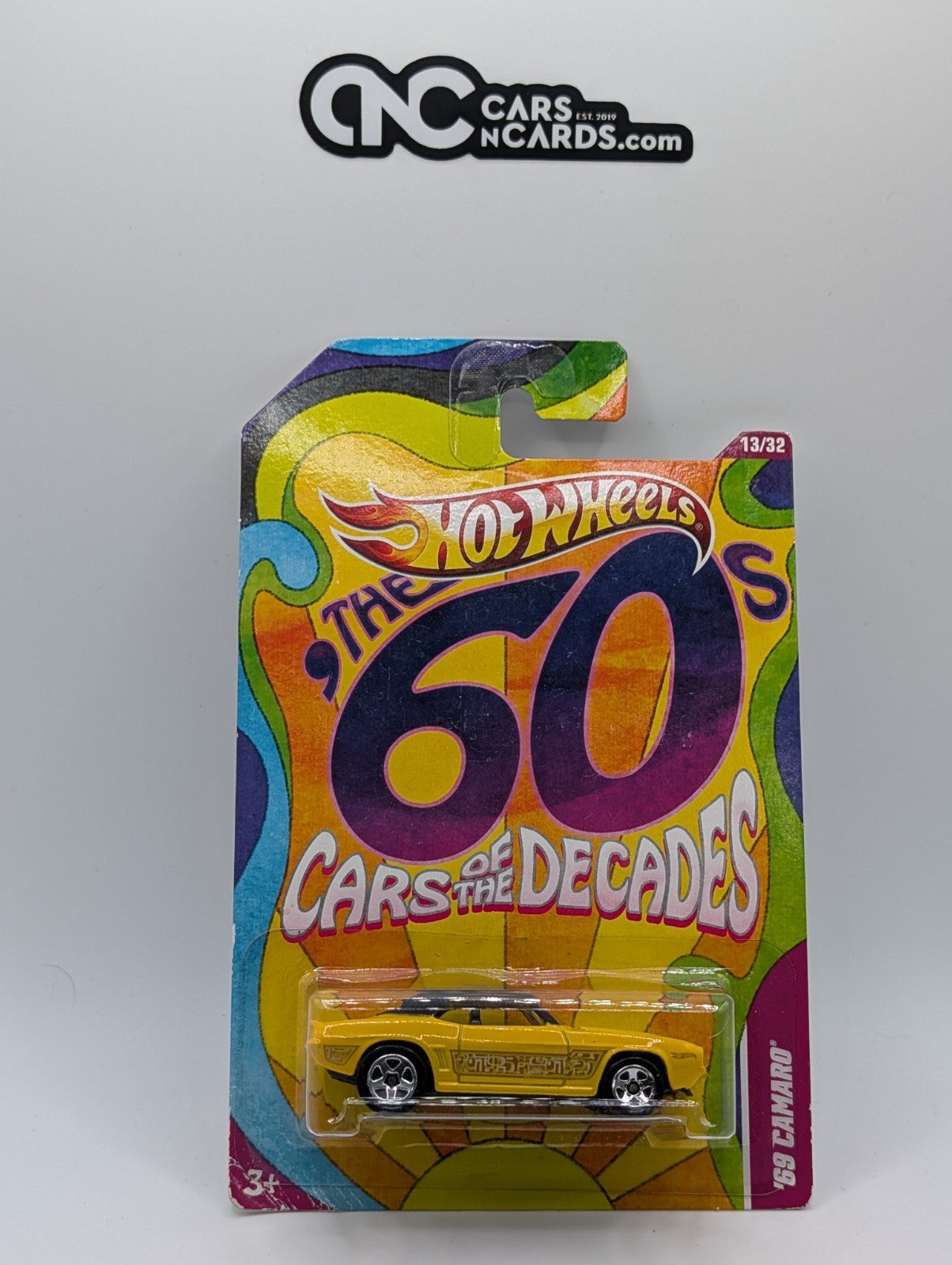 Hot Wheels '60s Cars Of The Decades 13/32 '69 Camaro (Soft Corners)