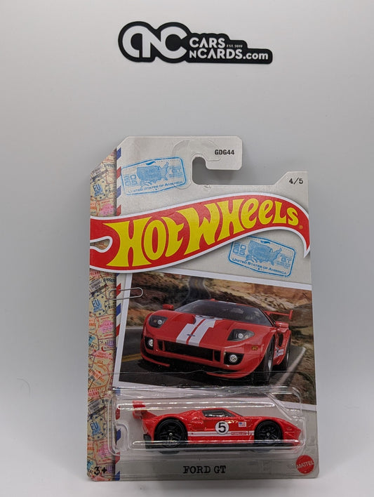 Hot Wheels World Class Racers 4/5 Ford GT  (Soft Corners)