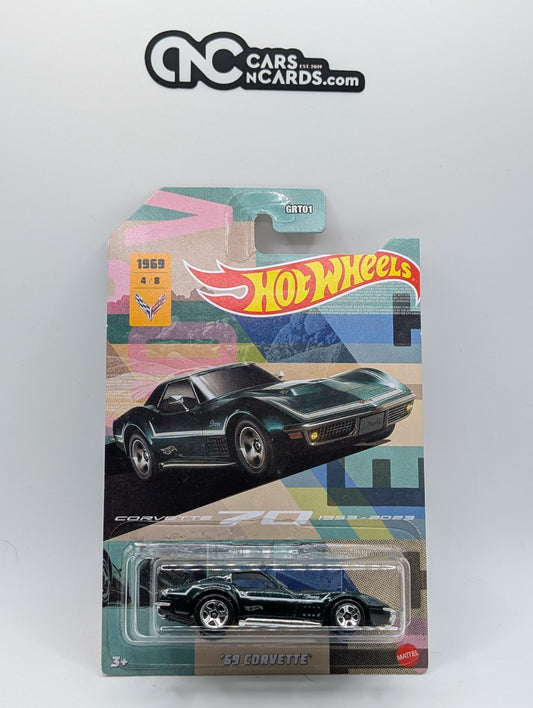 Hot Wheels 70th Anniversary 4/8 69 Corvette (Soft Corners)