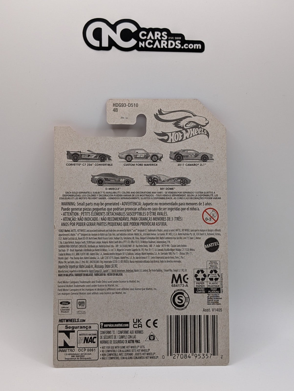 Hot Wheels Spring 4/5 D-Muscle (Soft Corners)