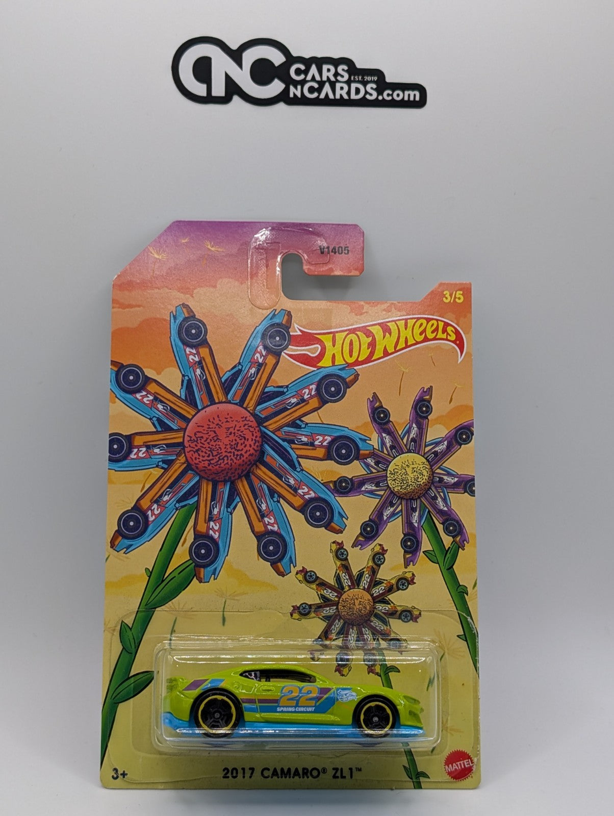 Hot Wheels Spring 3/5 2017 Camaro ZL1 (Soft Corners)