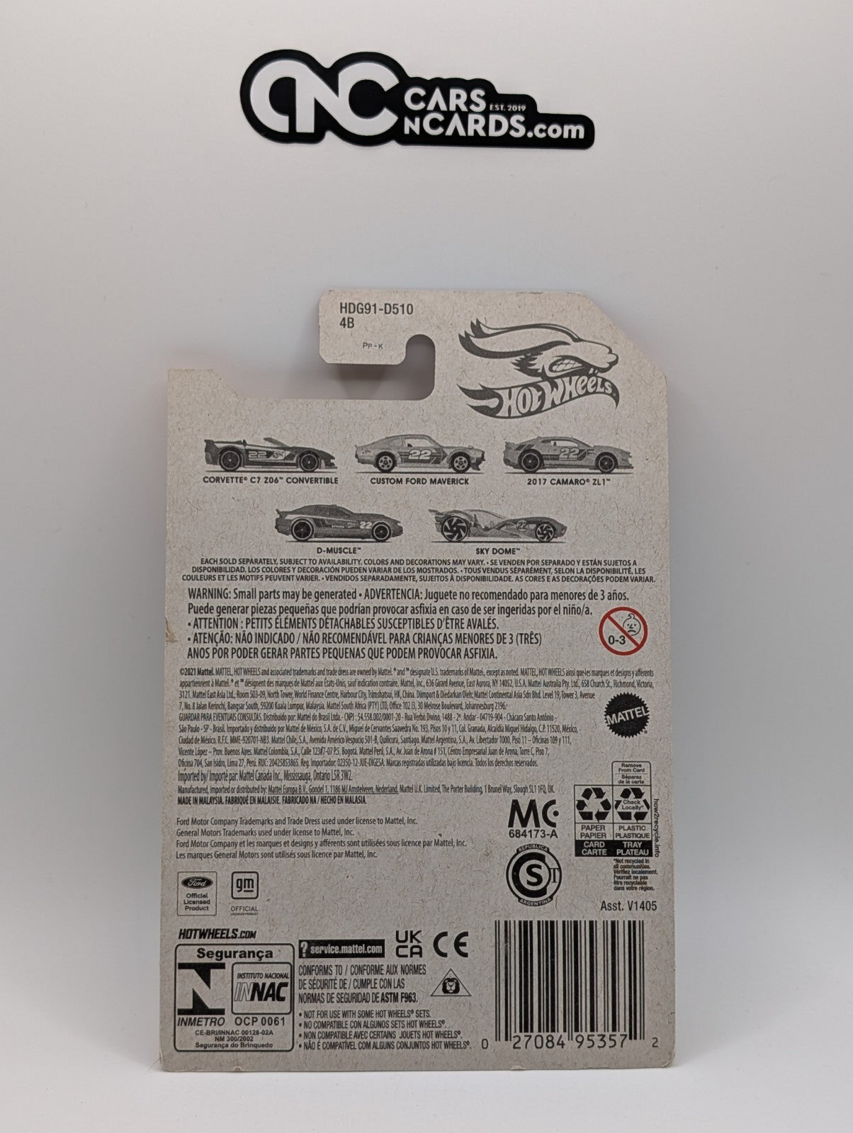 Hot Wheels Spring 2/5 Custom Ford Maverick (Soft Corners)