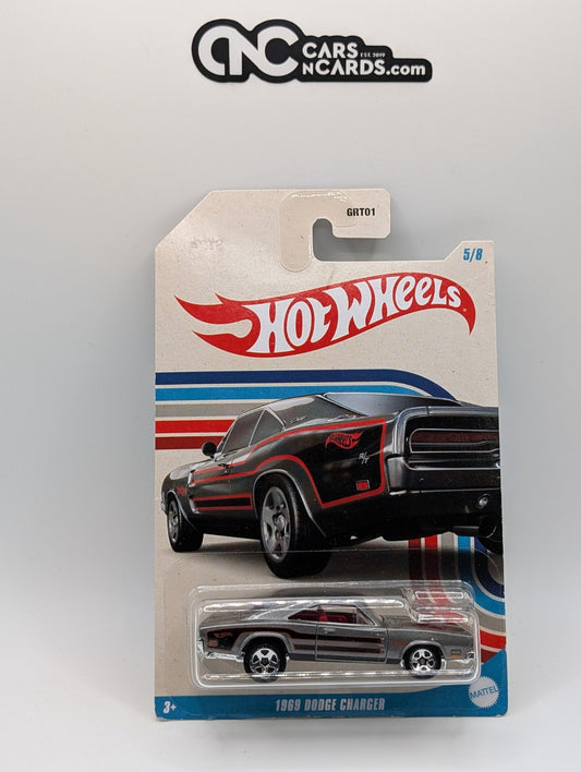 2023 Hot Wheels American Steel 5/8 1969 Dodge Charger (Card Damage)