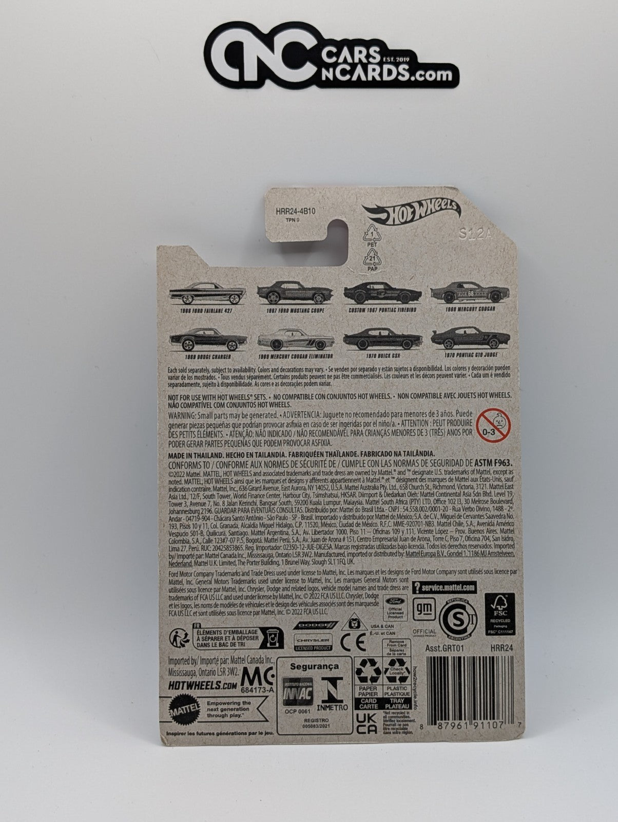 2023 Hot Wheels American Steel 3/8 1968 Mercury Cougar (Soft Corners)