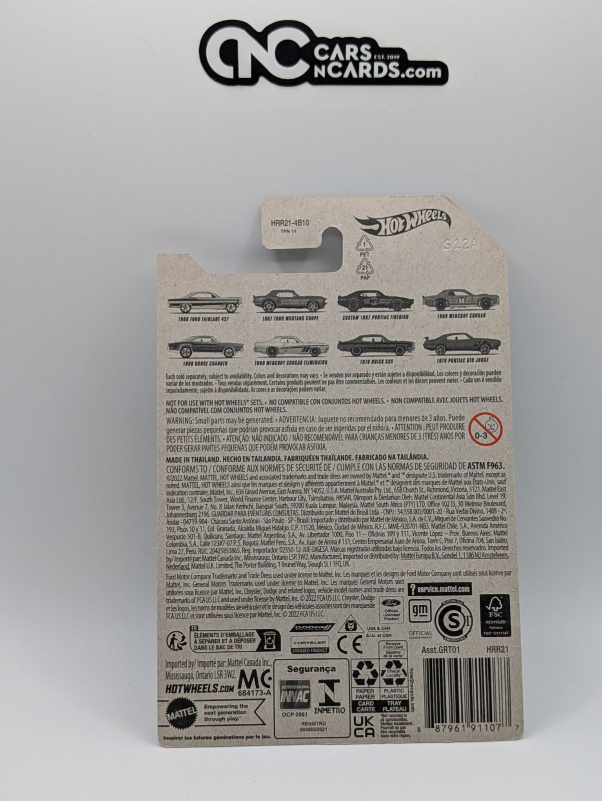 2023 Hot Wheels American Steel 1/8 1966 Ford Fairlane 427 (Soft Corners)