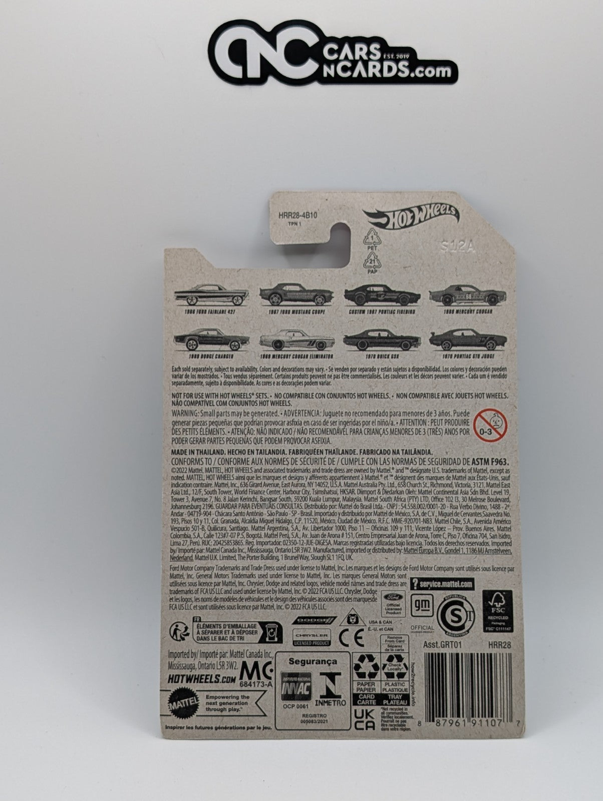 2023 Hot Wheels American Steel 6/8 1970 Pontiac GTO Judge (Soft Corners)