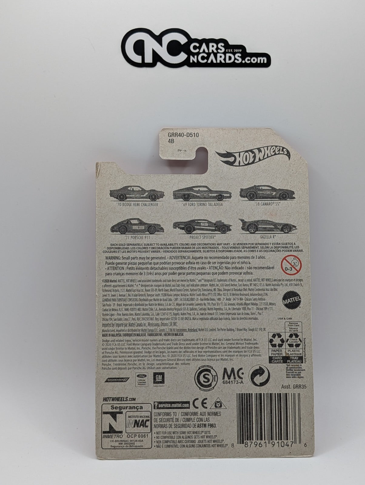 2021 Hot Wheels Orange And Blue 5/6 Project Speeder (Card Damage)