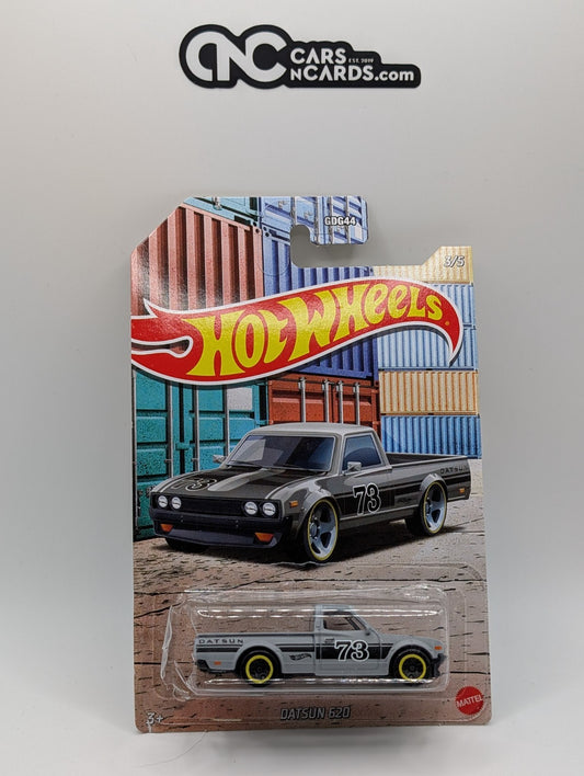 2021 Hot Wheels Walmart Truck Series 3/5 Datsun 620 (Cracked Blister)