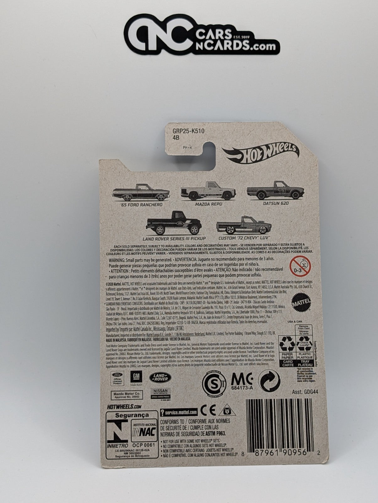 2021 Hot Wheels Walmart Truck Series 3/5 Datsun 620 (Soft Corners)