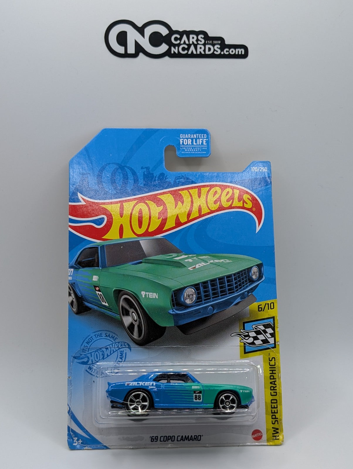 Hot Wheels HW Speed Graphics 6/10 '69 COPO Camaro Falken 170/250 (Soft Corners)