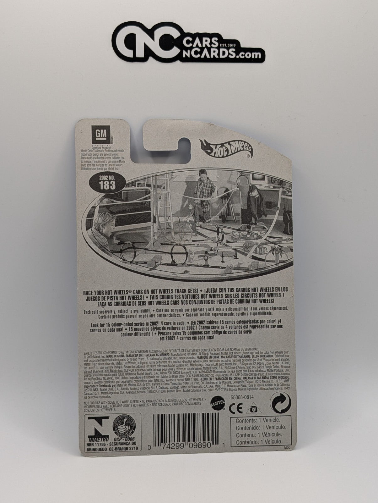 2002 Hot Wheels Montezooma Collector #183 (Soft Corners)