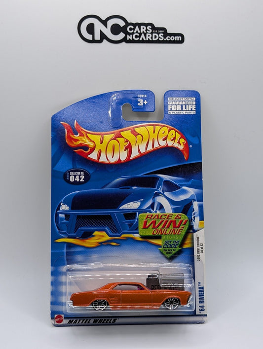 2002 Hot Wheels First Editions 30/42 '64 Riviera Orange (Soft Corners)