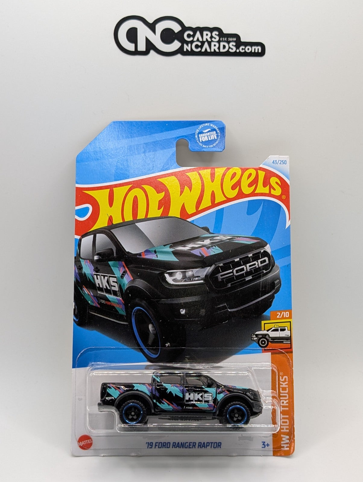 Hot Wheels HW Hot Trucks 2/10 '19 Ford Ranger Raptor HKS 43/250 (Soft Corners)