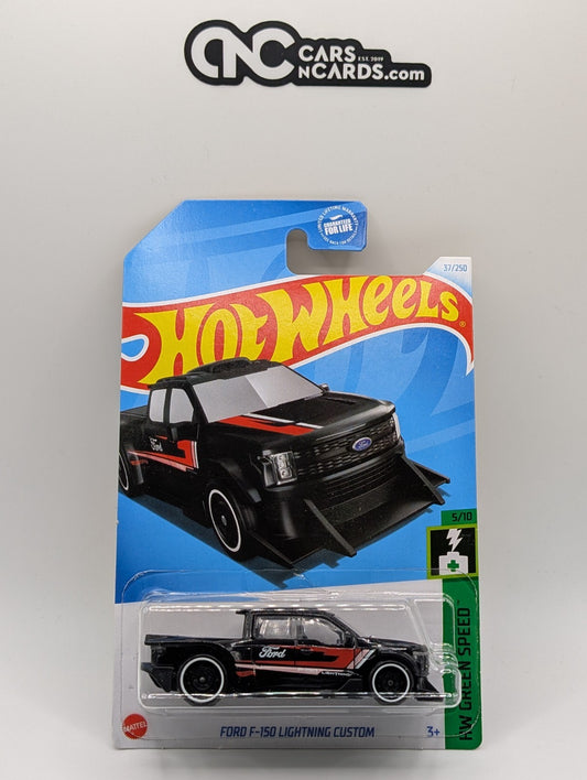 Hot Wheels HW Green Speed Ford F-150 Lightning Custom 37/250 (Soft Corners)