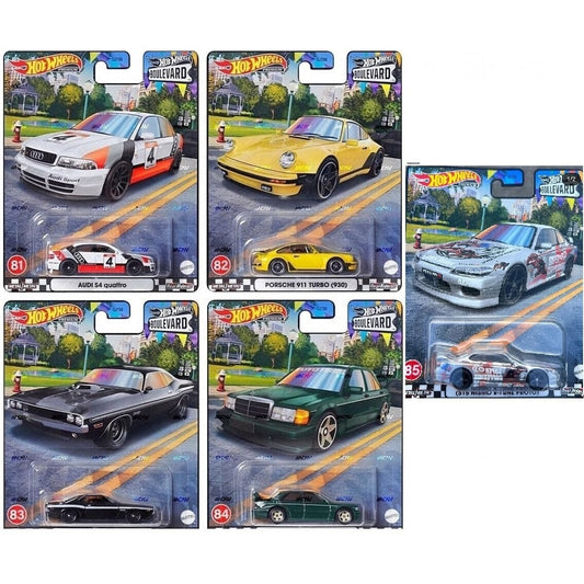 2023 Hot Wheels Premium Boulevard #81-85 Full Set of 5 Cars