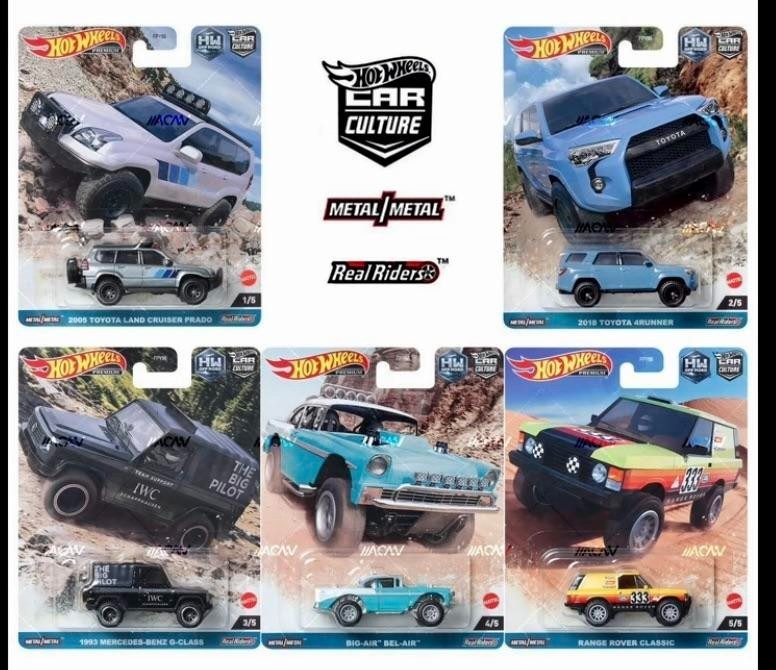 2023 Hot Wheels Premium Car Culture HW Off-Road Full Set of 5 Cars