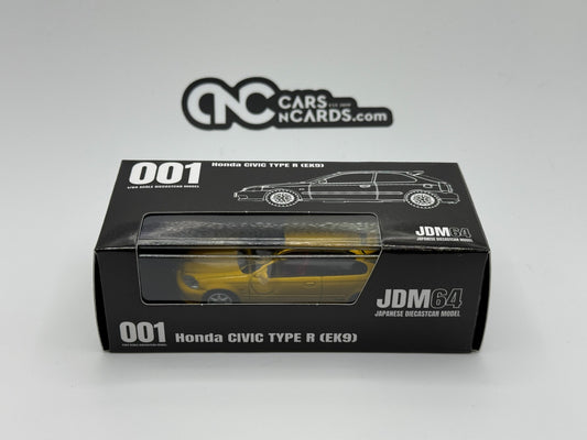 Hobby Japan JDM64 001 Honda Civic TYPE R (EK9) Yellow (Yellow Hood)