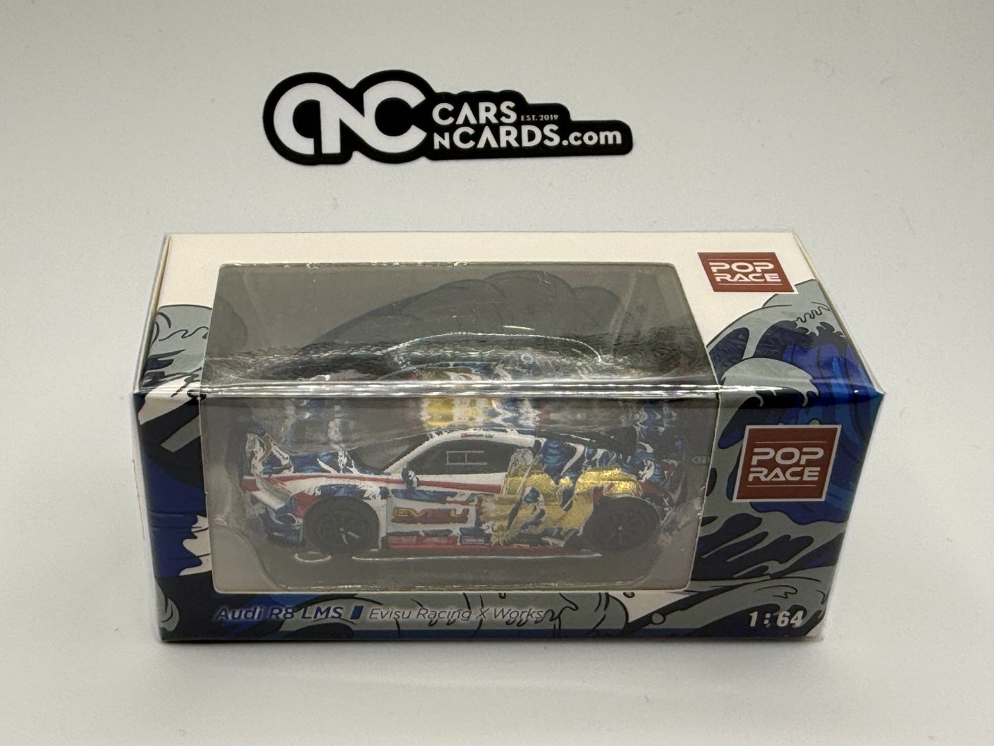POPRACE 1:64 Audi R8 LM EVISU x WORKS Macau GT Cup 2020 PR64-R8LMS-EVISU