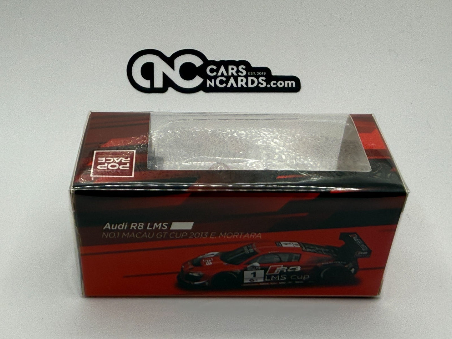 POPRACE 1:64 Audi R8 LMS No.1 Macau GT Cup 2013 E. Mortara PR64-R8UL-13MGC01