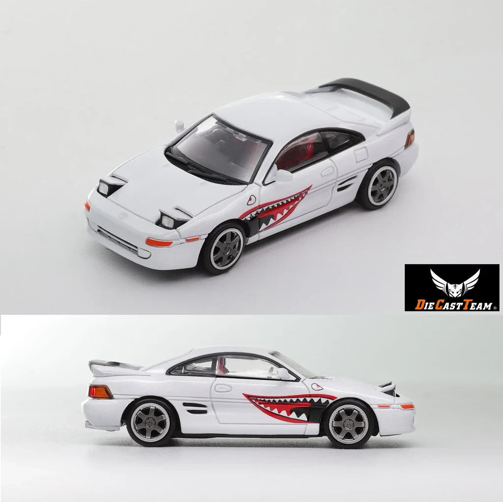 DCT 1:64 TOYOTA MR2 SW20 - White LL-003-9