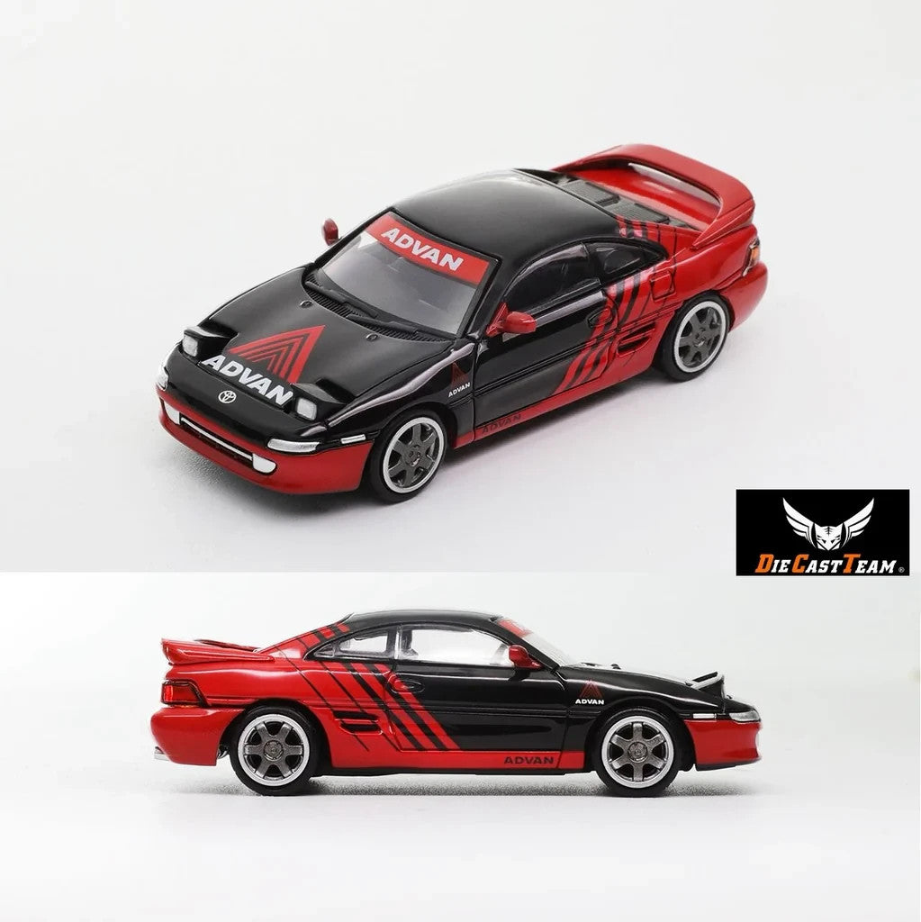 DCT 1:64 TOYOTA MR2 SW20 - ADVAN LL-003-10