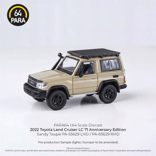 PARA64 1:64 Toyota Land Cruiser '71 Sandy Taupe Anniversary Ed LHD PA-55568