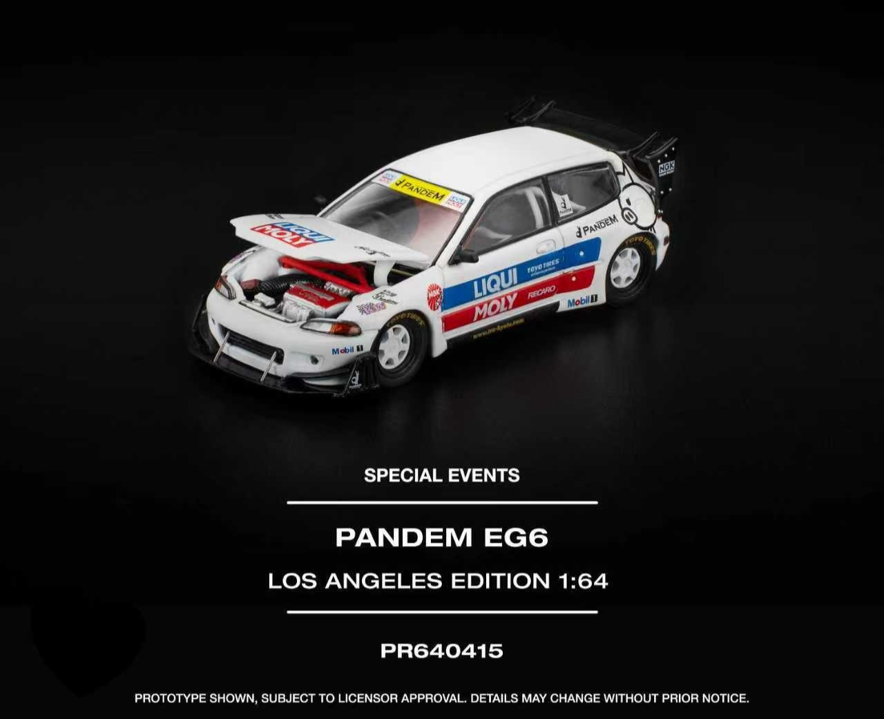 POPRACE 1:64 PANDEM EG6 LOS ANGELES EDITION PR640415