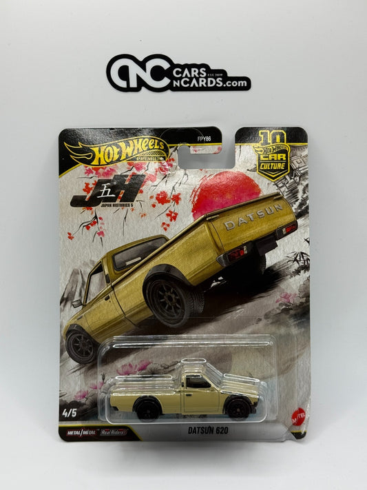 2026 Hot Wheels Premium Car Culture Japan Historics 5 Datsun 620 (Damaged Card)