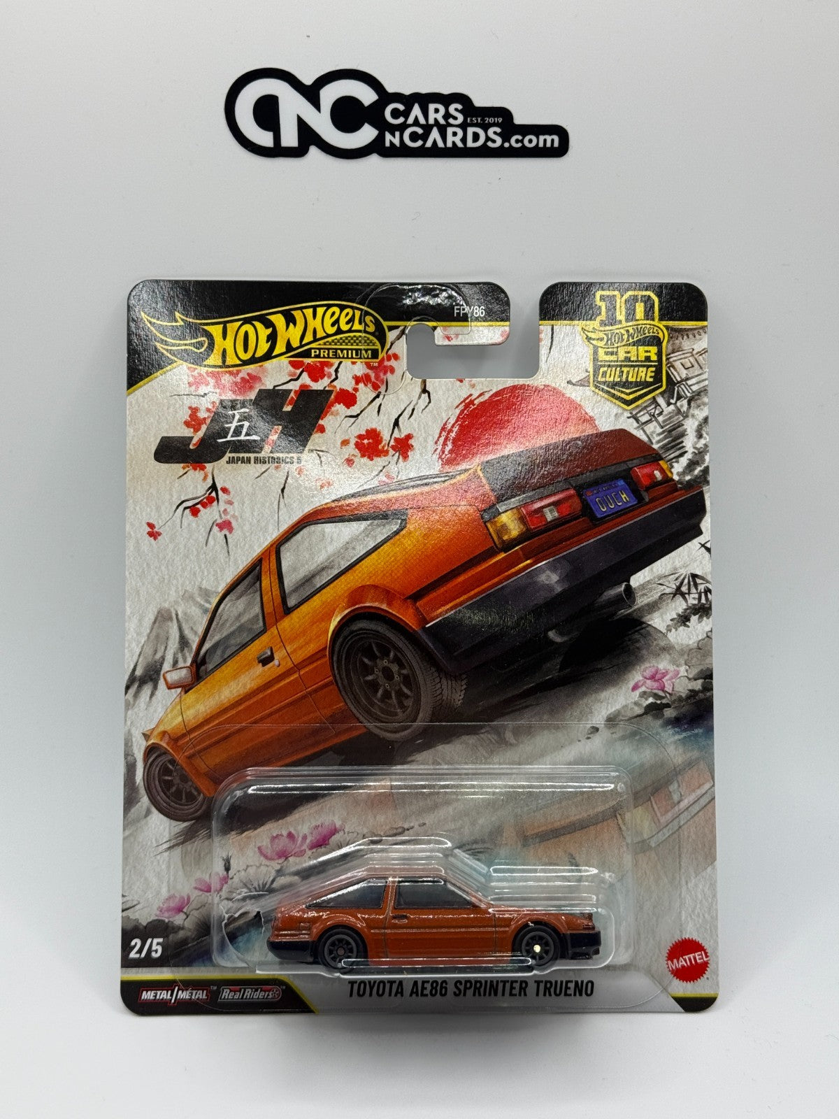 2026 Hot Wheels Premium Car Culture JH5 Toyota AE86 Sprinter Trueno (Damaged)