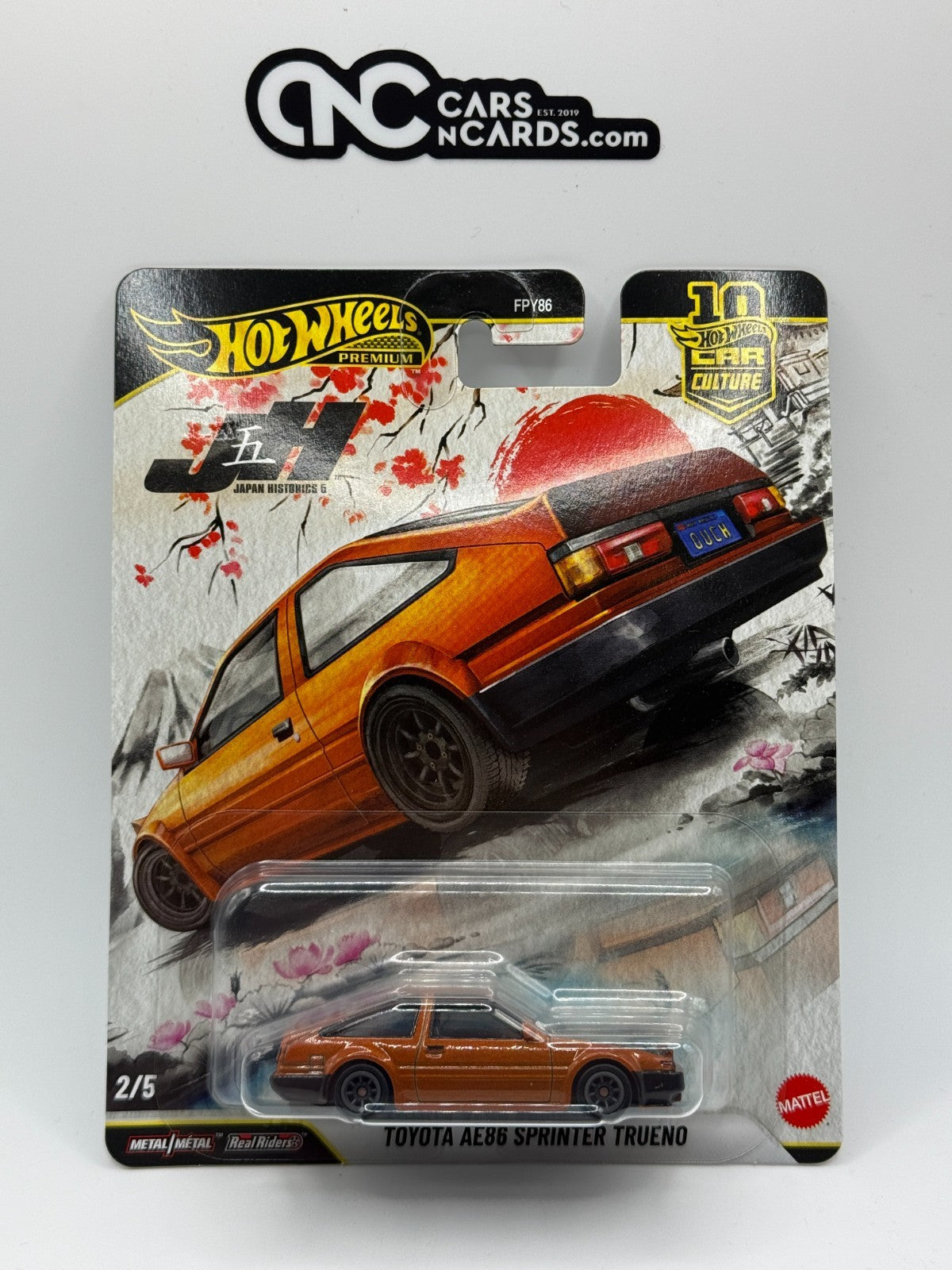 2026 Hot Wheels Premium Car Culture Japan Historics 5 Toyota AE86 Sprinter