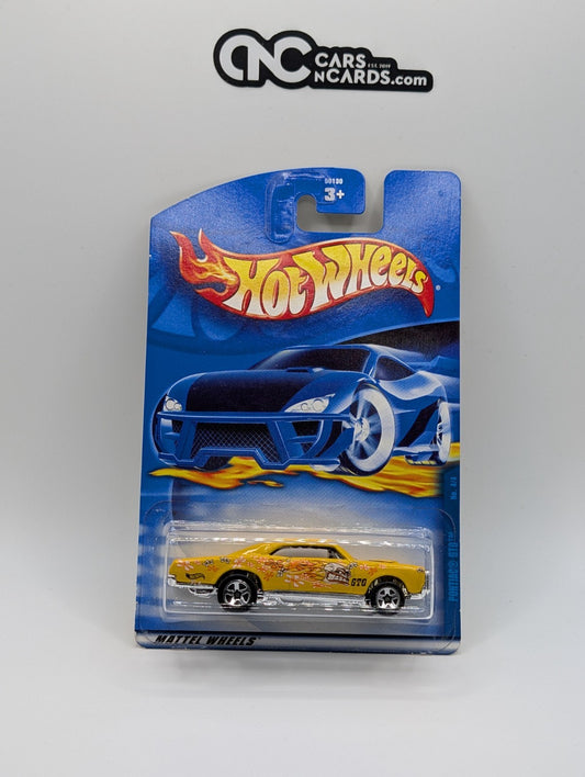 2001 Hot Wheels Pontiac GTO Yellow Collector #92 (Soft Corners)