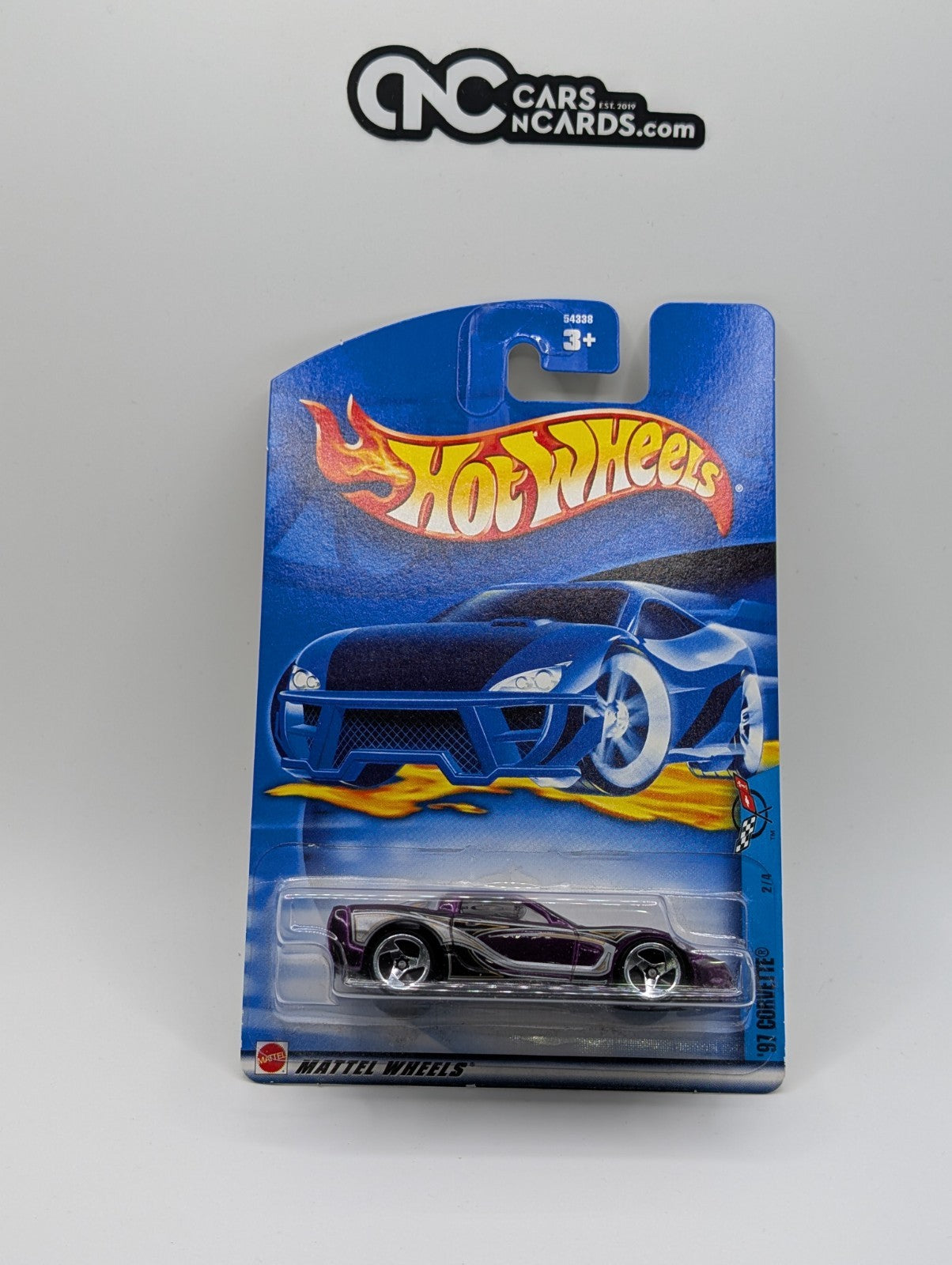 2002 Hot Wheels '97 Corvette Collector #68 (Soft Corners)
